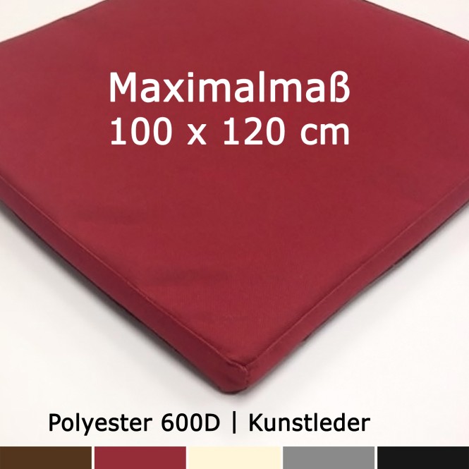 Einlegematte für Hunde-Transportboxen nach Ihren individuellen Maßen (maximal 120 x 100 cm) - Polyester 600D | 01 Braun