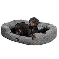 ba 02 graphit schwarz orthopaedisches hundebett balou visco plus tierlando gewebt xxl 1.jpg