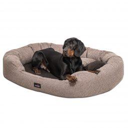 ba f orthopaedisches hundebett balou visco plus tierlando braun gewebt xxl.jpg