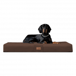 fl 01 braun orthopaedisches hundebett floki ortho plus tierlando velours weich triton 1.png