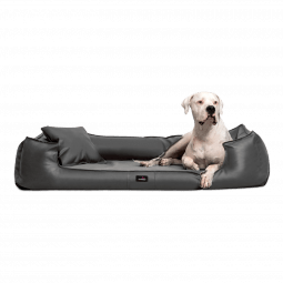 gl 02 graphit goofy orthopaedisches hundebett kuntleder mit schonbezug pflegeleicht 1.png
