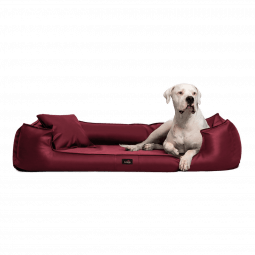 gl 04 dunkelrot goofy orthopaedisches hundebett kuntleder mit schonbezug pflegeleicht 1 1.png