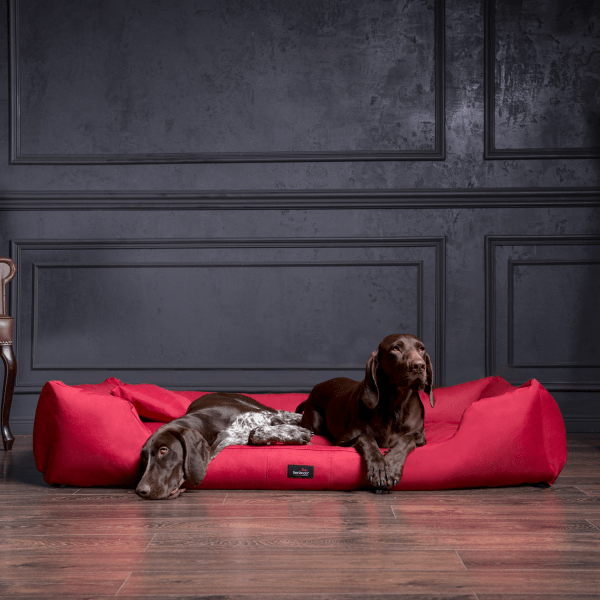 hundebett moritz tierlando polyester robust 04 dunkelrot 1.png