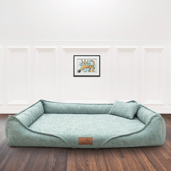 k 12 mint tierlando orthopaedisches hundebett ken kuscheliger bezug mit hunden 2.png