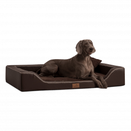 mdy tl 01 braun melody orthopaedisches hundebett luxus latex tierlando xxl kunstleder 1.png