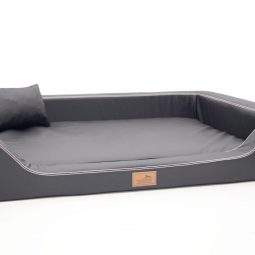 melody 02 graphit orthopaedisches hundebett luxus latex tierlando xxl kunstleder.jpg