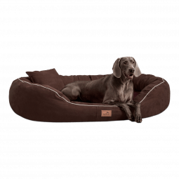 mr 01 braun tierlando orthopaedisches hundebett marlon velours visco memory foam anti rutsch kuschel 1.png