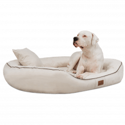 mr 05 creme tierlando orthopaedisches hundebett marlon velours visco memory foam anti rutsch kuschel.png