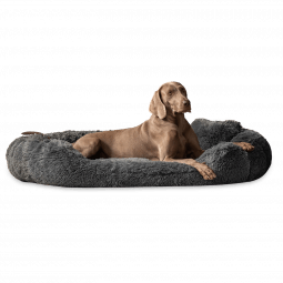 pam 02 graphit tierlando orthopaedisches hundebett pamela shaggy kuschelig gemuetlich weich 1.png