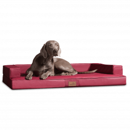 tierlando gibson orthopaedisches hundebett kunstleder 04 dunkelrot 1 1 3.png
