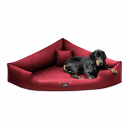 trv l 04 dunkelrot tierlando orthopaedisches hundebett hundebetten visco memory foam dreieck kunstle 3.png