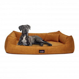 br 18 ocker orange tierlando bruce velours orthopaedisches hundebett weich robust grosse hunde bequem luxus hundebetten 1.png