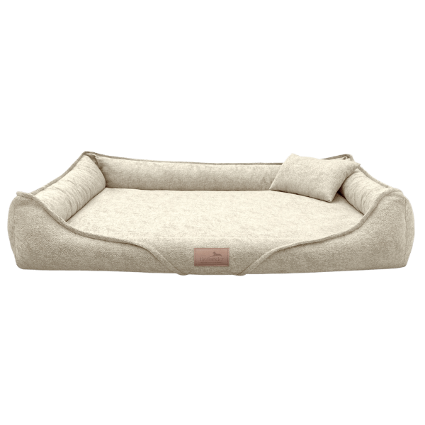sale | ken orthopädisches hundebett | creme | 130x90 cm