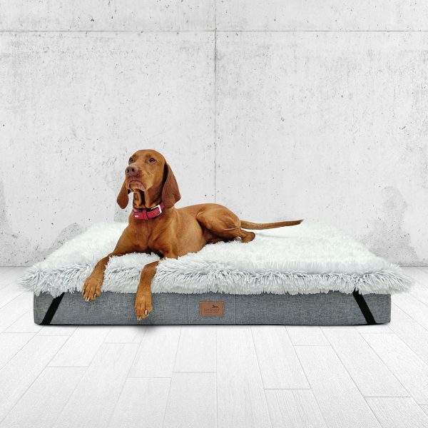 shaggy topper kuschelige matratzenauflage bezug waschbar