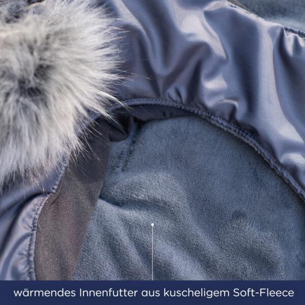ely hundemantel hundeparka wetterfest große hunde winter | hundejacke