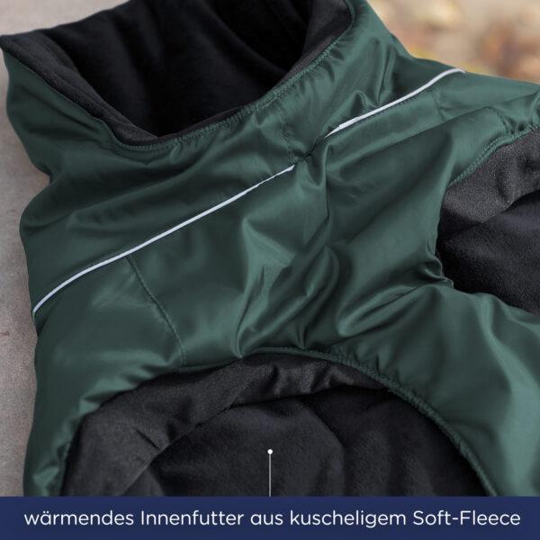 ivy hundemantel fleece wetterfest große hunde winterjacke hundeparka xl xxl xxxl | hundejacke