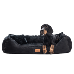 fyd 03 schwarz floyd orthopaedisches hundebett tierlando pluesch velours weich 1.png