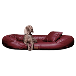 le ll 04 dunkelrot lennart easy clean kunstleder orthopaedisches hundebett tierlando 1.png