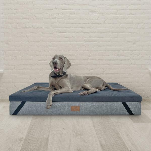 ortho topper high tech velours | orthopädische hundematratzenauflage waschbar