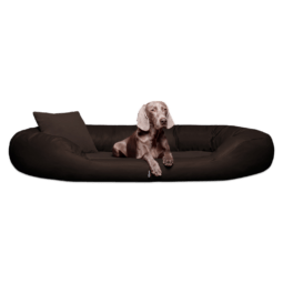 sv tl 01 braun sammy vip kunstleder velours orthpaedisches hundebett visco tierlando 1.png