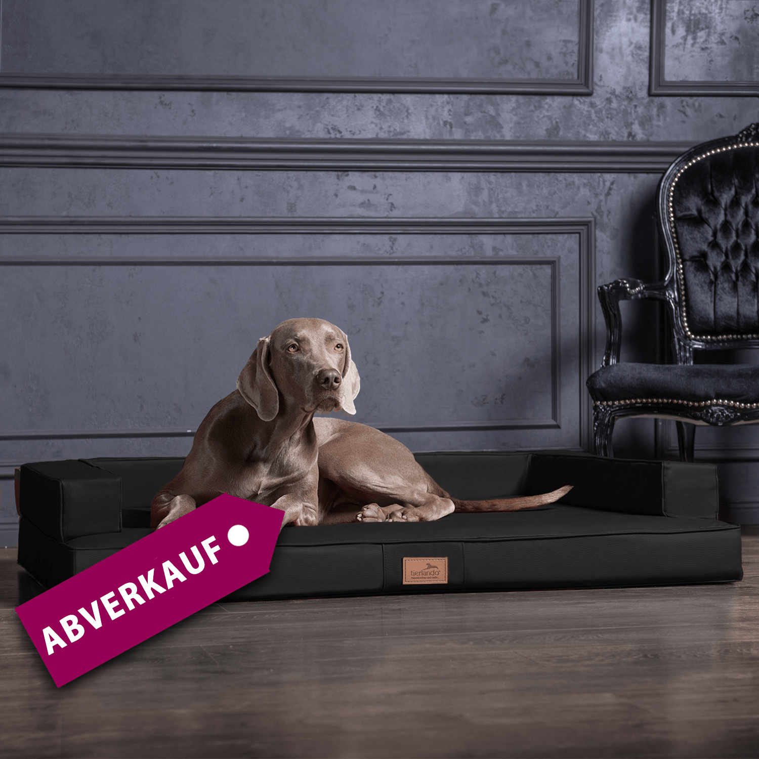 sale | gibson orthopädisches hundesofa | schwarz | 80x60cm