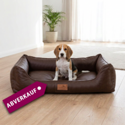 maddox easy clean orthopädisches hundebett | braun | 80x60cm