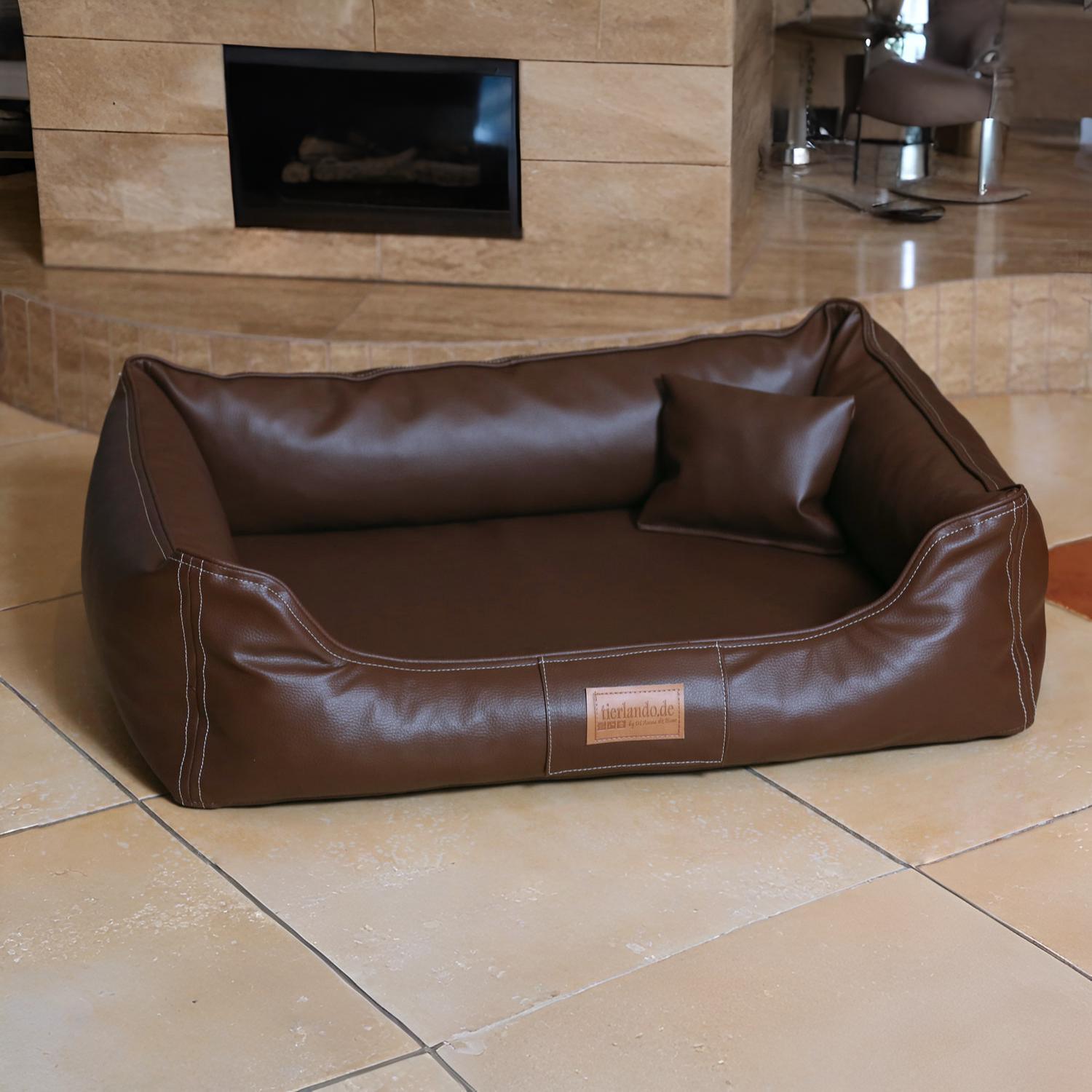 sale | maddox easy clean orthopädisches hundebett | braun | 80x60cm