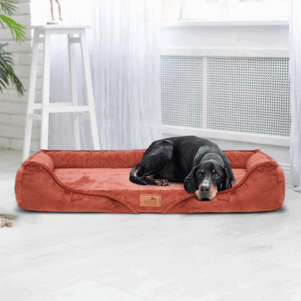 sale | tyson orthopädisches hundebett | nude rose | 130x100cm