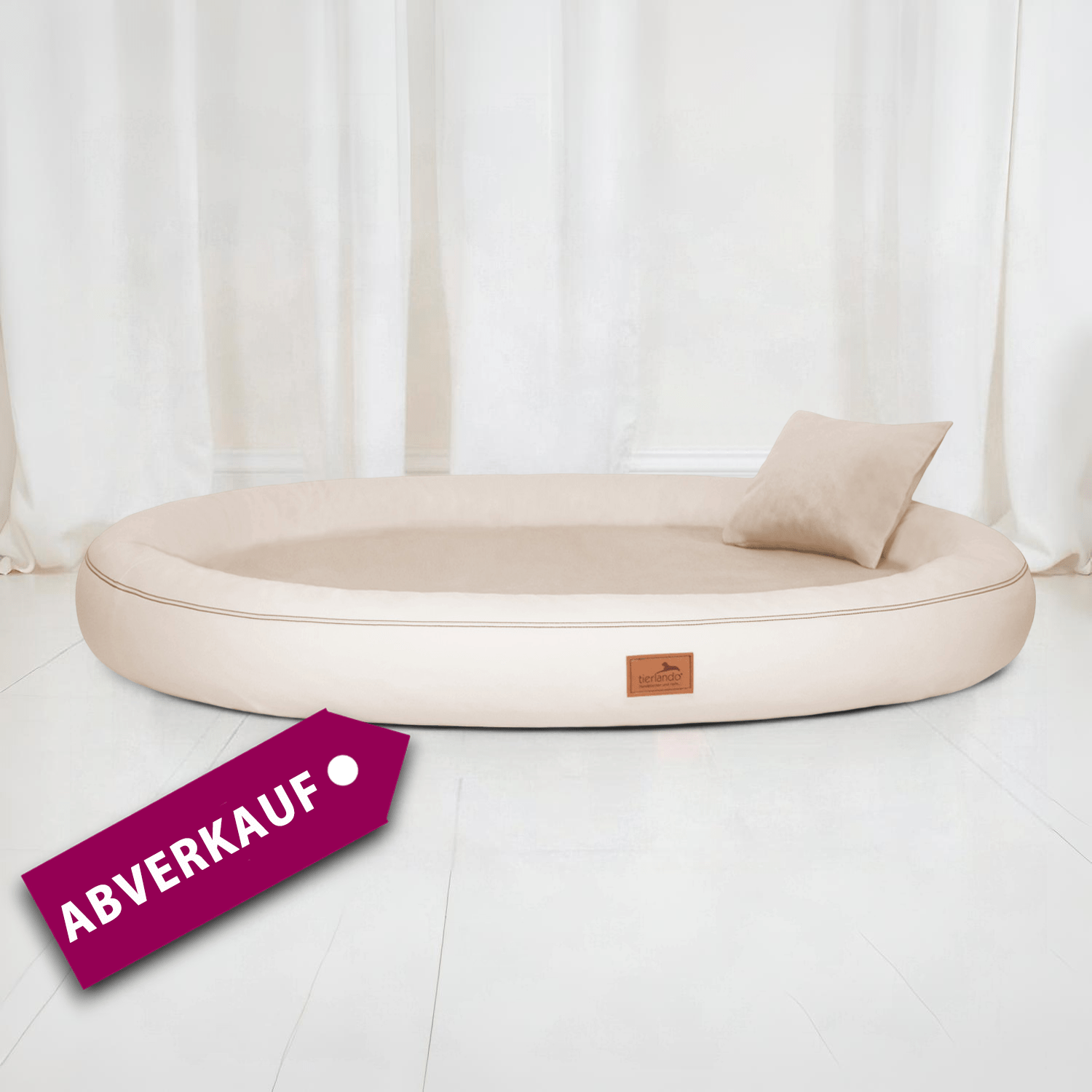sale | gilbert vip orthopädisches hundebett | creme | 150x110cm