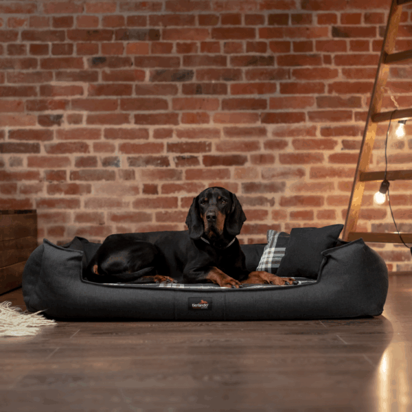 sale | scotch visco 2 in 1 bezug orthopädisches hundebett | schwarz | 90x75cm