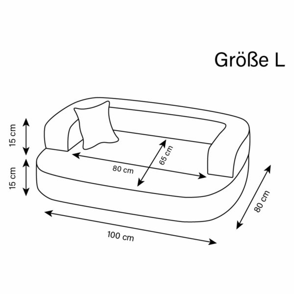 sharleen orthopädisches hundesofa