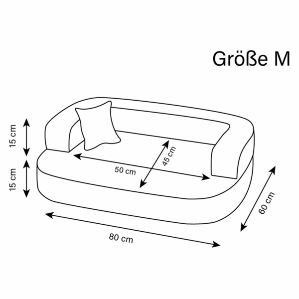 sharleen orthopädisches hundesofa