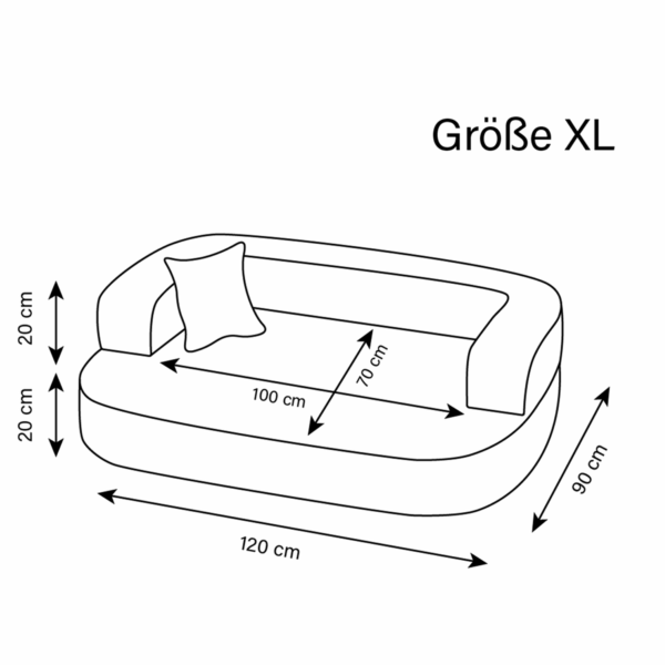 sharleen orthopädisches hundesofa