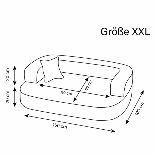 sharleen orthopädisches hundesofa