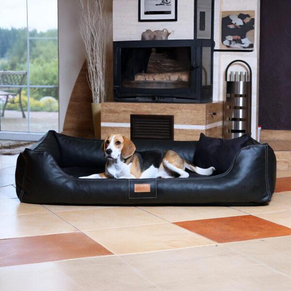 maddox komfort hundebett | hundesofa kunstleder m xxl