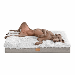 pab 20 weissgrau pablo orthopaedische hundematratze kuschelig weich pluesch meliert polsterstoff 1 3.png