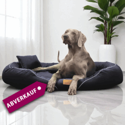 sale | tiffany couture orthopädisches hundebett | schwarz | 175x115cm