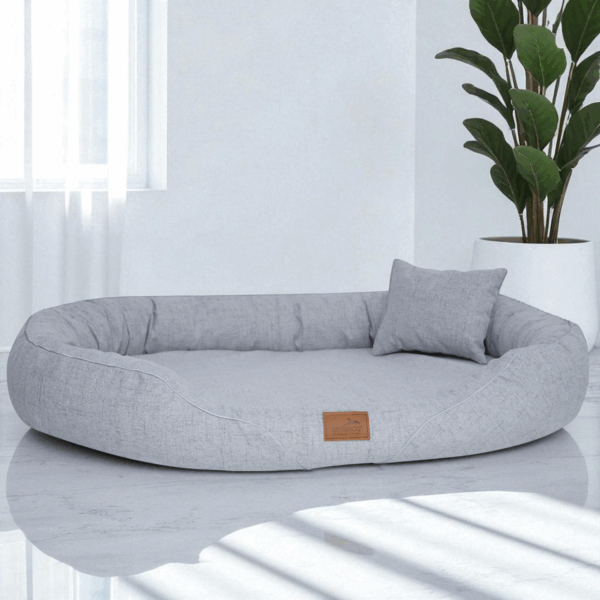 tiffany couture orthopädisches hundebett | hellgrau | 175x115cm
