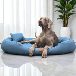 tiffany couture orthopädisches hundebett | blau | 115x90cm