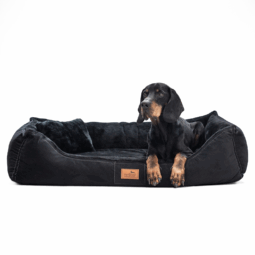 fyd 03 schwarz floyd orthopaedisches hundebett tierlando pluesch velours weich 1.png