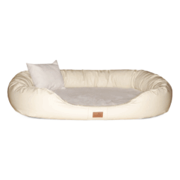 le al 05 creme lennart vip velours kunstleder orthopaedisches hundebett tierlando 1.png