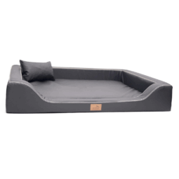 mdy ll 02 graphit melody easy clean orthopaedisches hundebett luxus latex tierlando xxl kunstleder 1.png