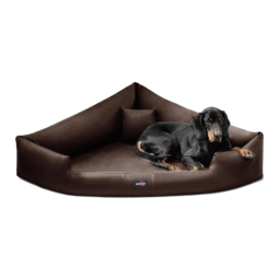 trv l 01 braun tierlando orthopaedisches hundebett hundebetten visco memory foam dreieck kunstleder 1.png