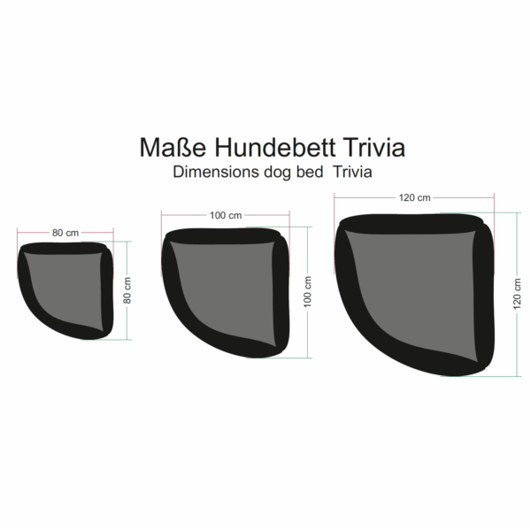 trivia easy clean orthopädisches eckhundebett