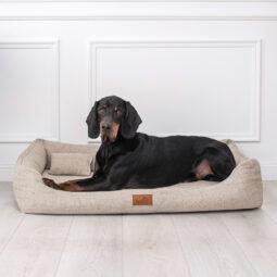 sale | william couture orthopädisches hundebett | beige | 110x85cm