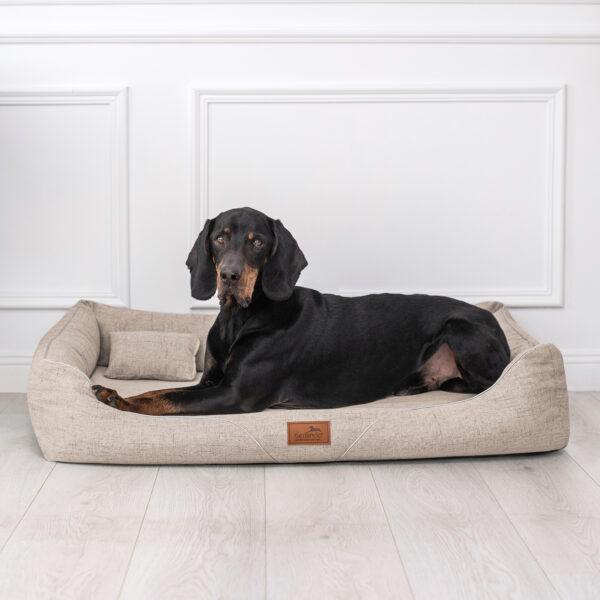 sale | william couture orthopädisches hundebett | beige | 110x85cm
