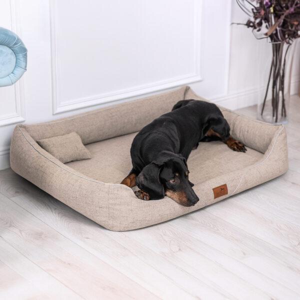 sale | william couture orthopädisches hundebett | beige | 110x85cm