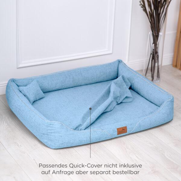 sale | william couture orthopädisches hundebett | blau | 110x85cm