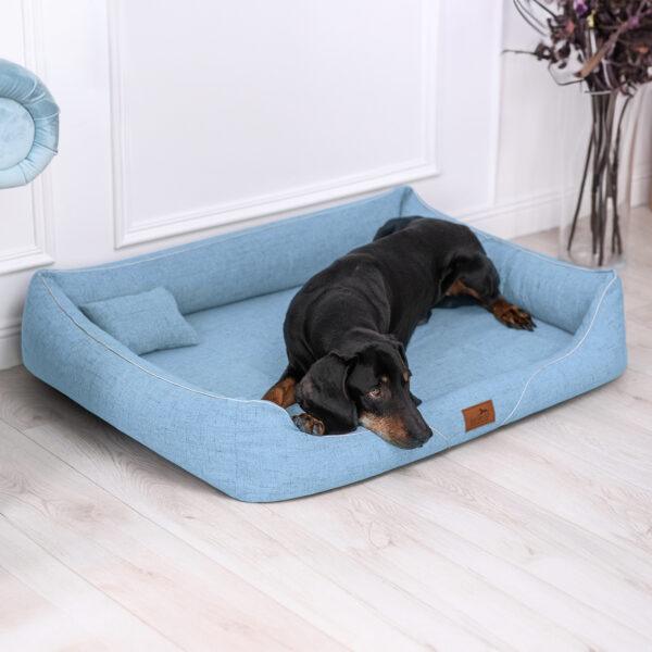 sale | william couture orthopädisches hundebett | blau | 110x85cm
