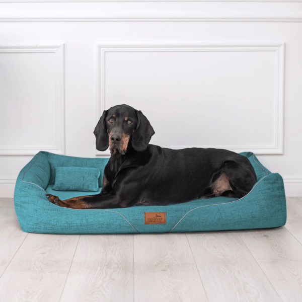 sale | william couture orthopädisches hundebett | petrol | 130x100cm